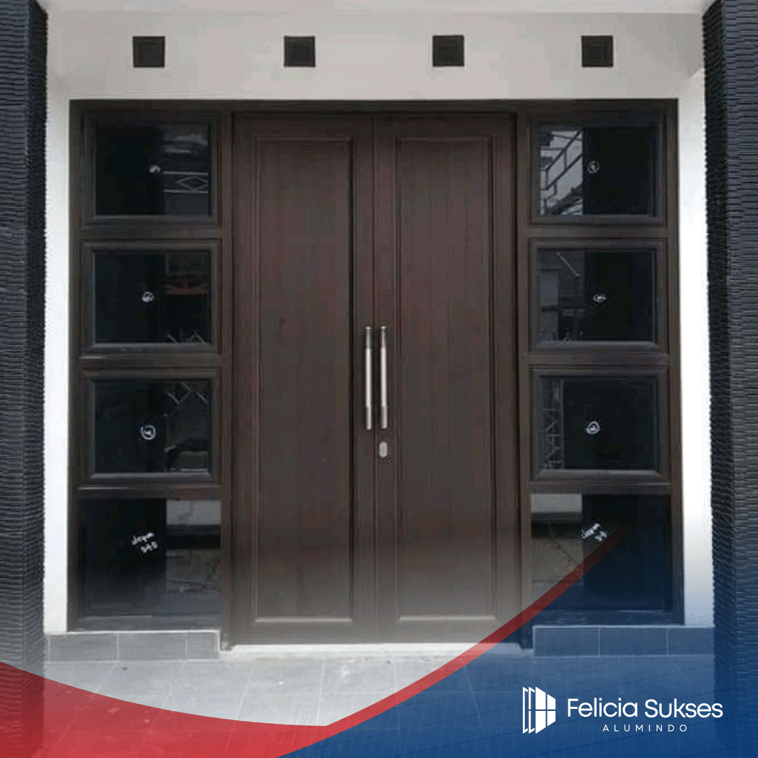 Pintu Panel Aluminium Bekasi